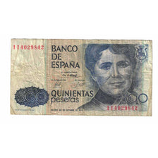 Banknote, Spain, 500 Pesetas, 1979, 1979-10-23, KM:157, VF(20-25)