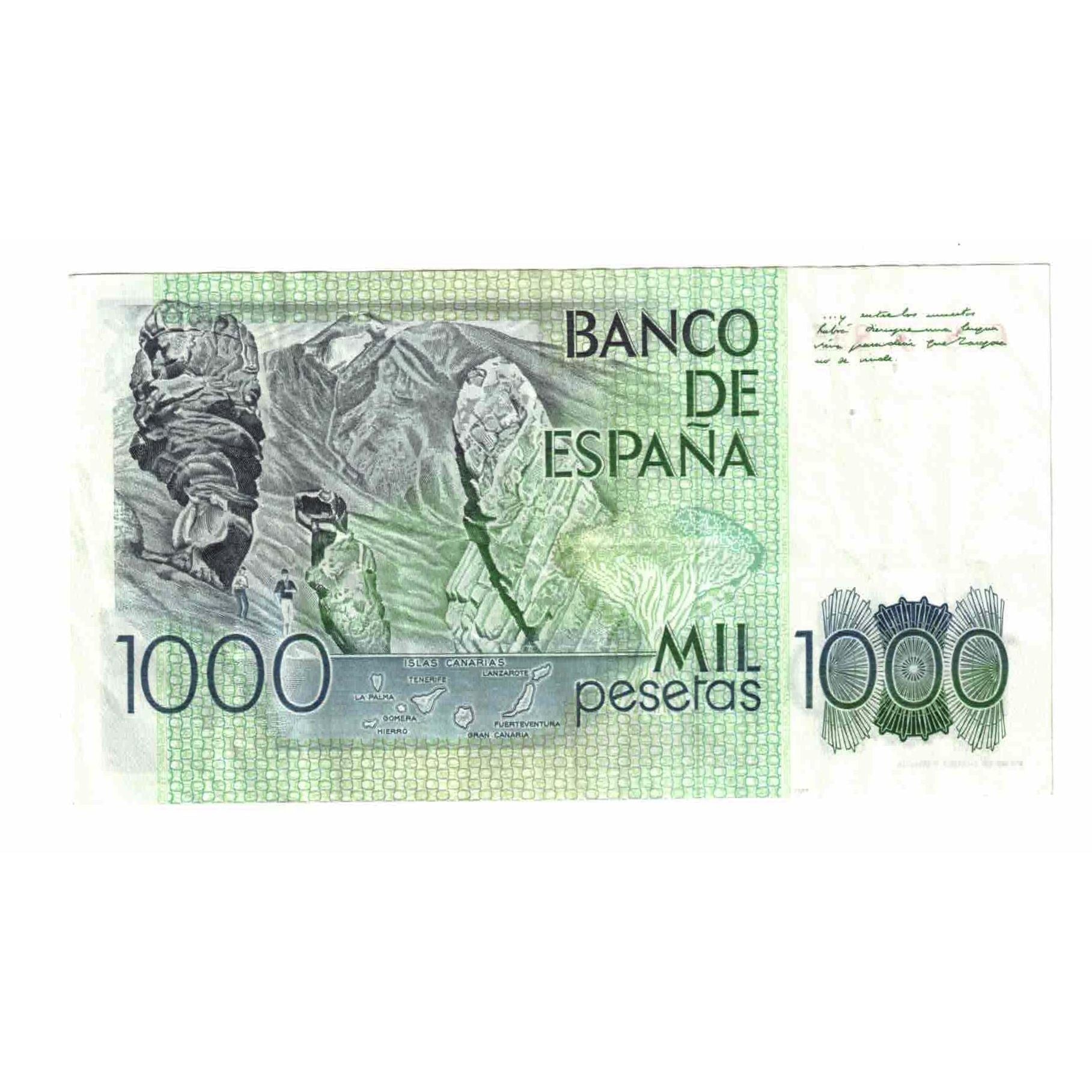 Banconote, Spagna, 1000 Pesetas, 1979, 1979-10-23, KM:158, BB+