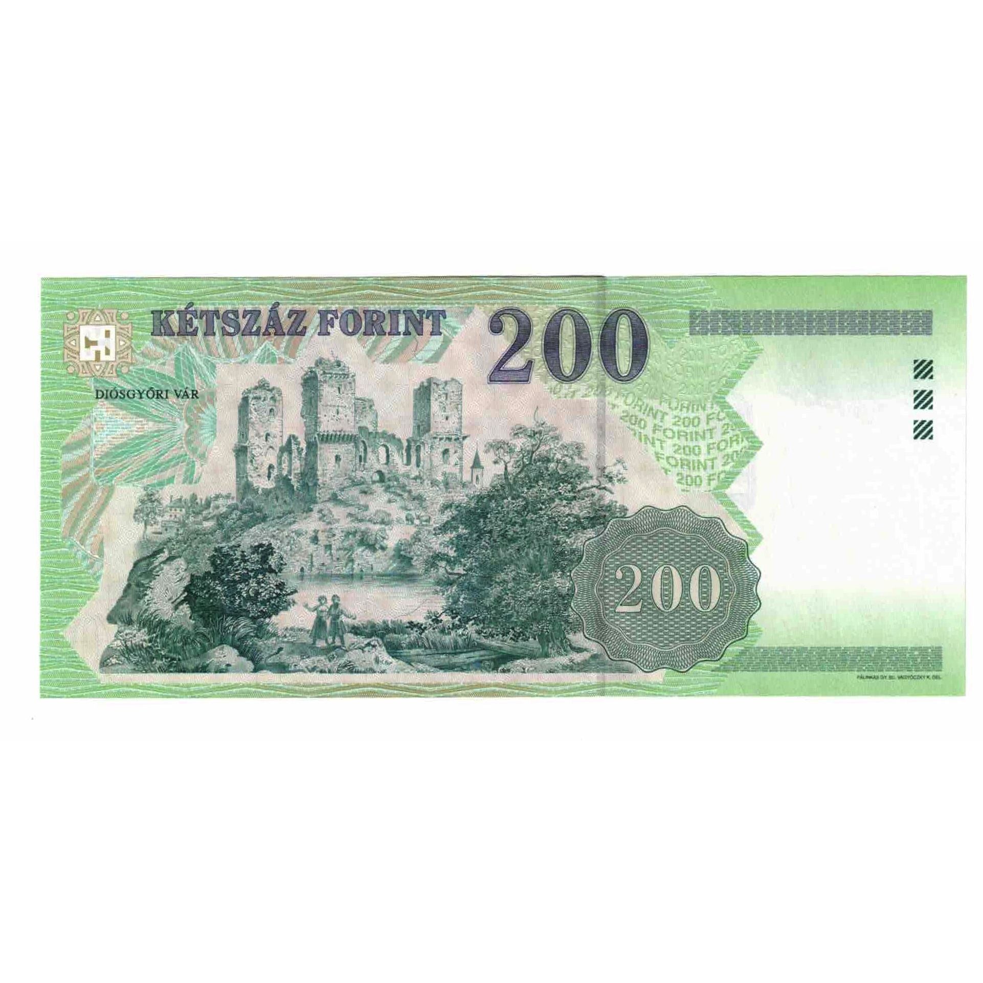 Banknote, Hungary, 200 Forint, 1998, 1998, KM:178a, UNC(65-70)