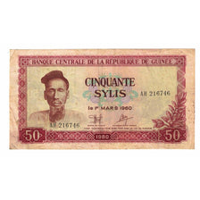 Banknote, Guinea, 50 Sylis, 1980, Undated (1980), KM:25a, EF(40-45)