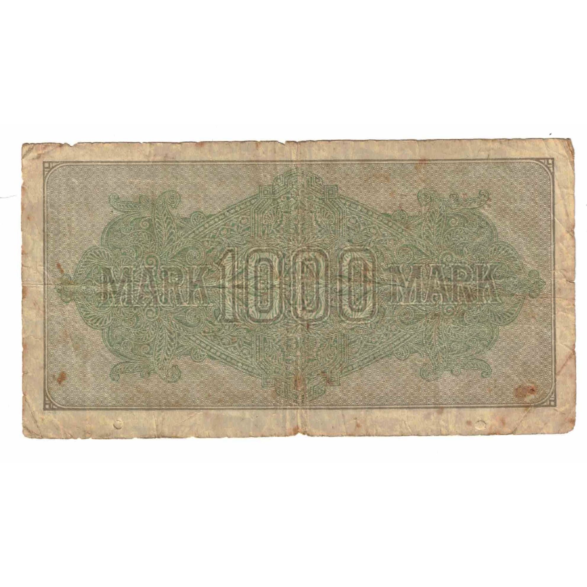 Banconote, Germania, 1000 Mark, 1922, 1922-09-15, KM:76e, B