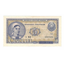 Banknote, Romania, 5 Lei, 1952, 1952-01-26, KM:83b, AU(50-53)