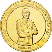 FRANCE, History, French Fifth Republic, Medal, MS(60-62), Vermeil, 44, 37.40