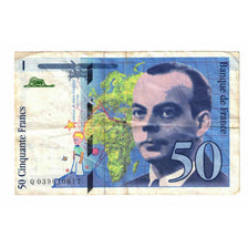 France, 50 Francs, St Exupéry, 1997, Q.039870, TB, Fayette:73.4, KM:157Ab
