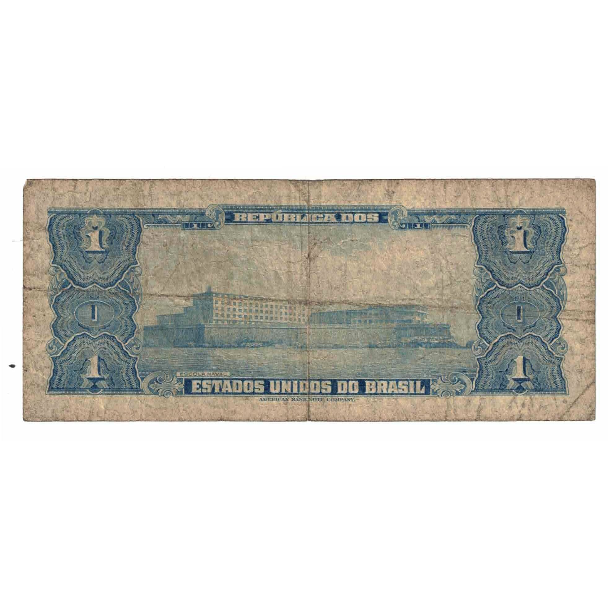 Biljet, Brazilië, 1 Cruzeiro, KM:150c, TB