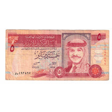 Banconote, Giordania, 5 Dinars, 1997, KM:30b, MB+