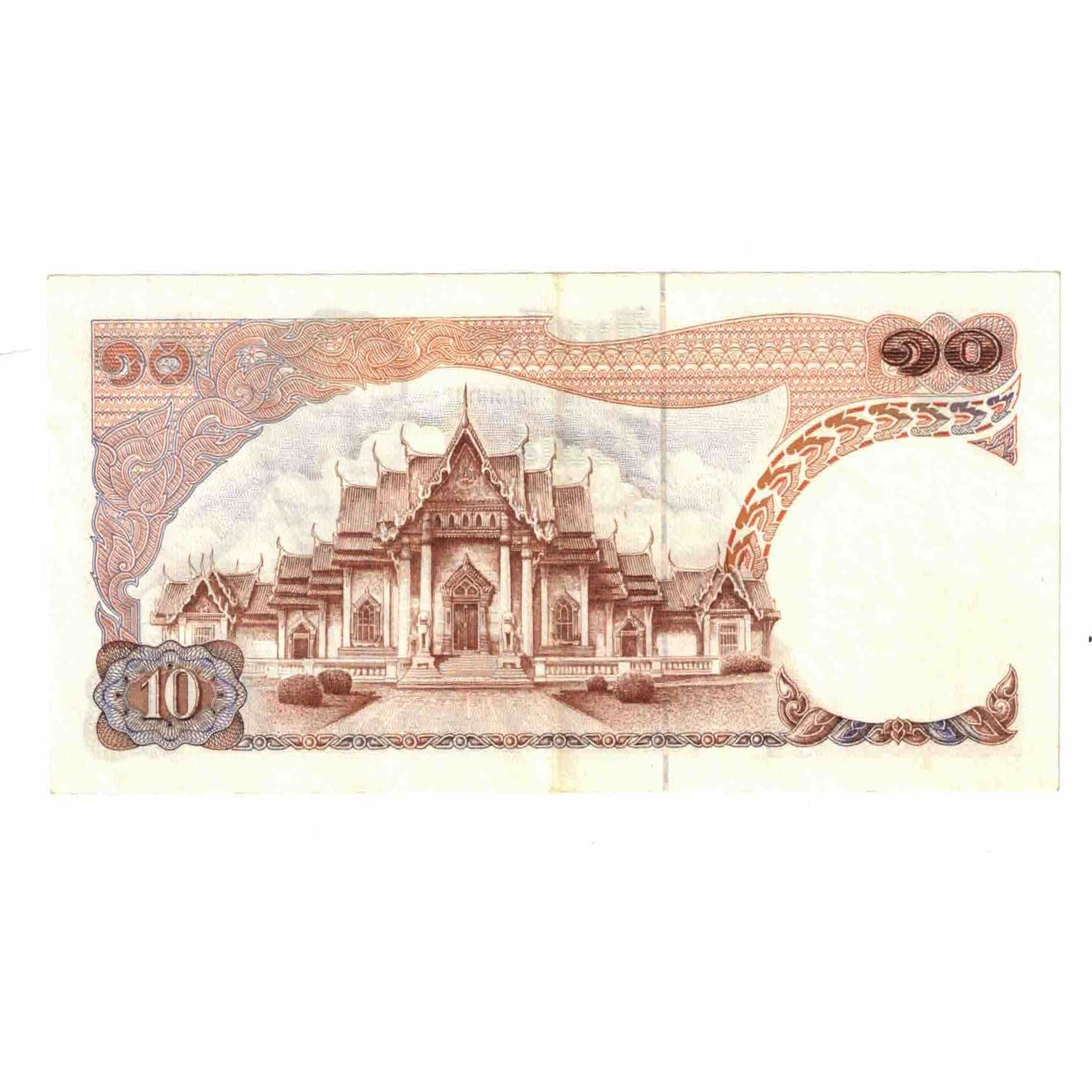 Banknote, Thailand, 10 Baht, 1969, 1969-06-24, KM:81, EF(40-45)