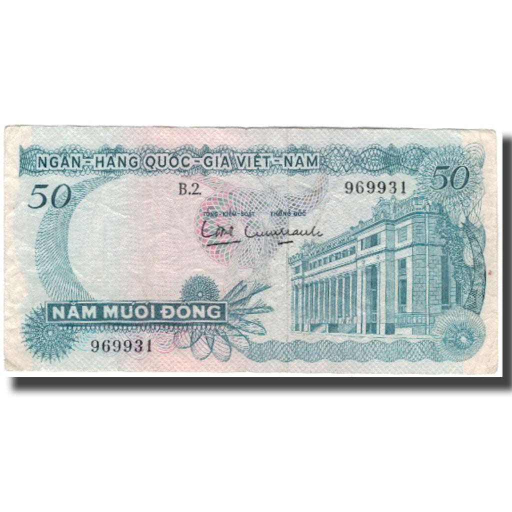 Banknote, South Viet Nam, 50 D<ox>ng, KM:25a, EF(40-45)