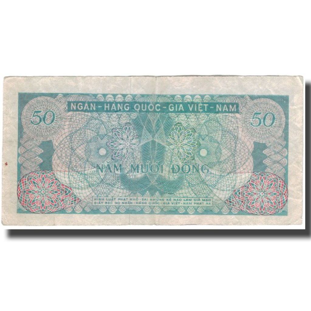 Banknote, South Viet Nam, 50 D<ox>ng, KM:25a, EF(40-45)