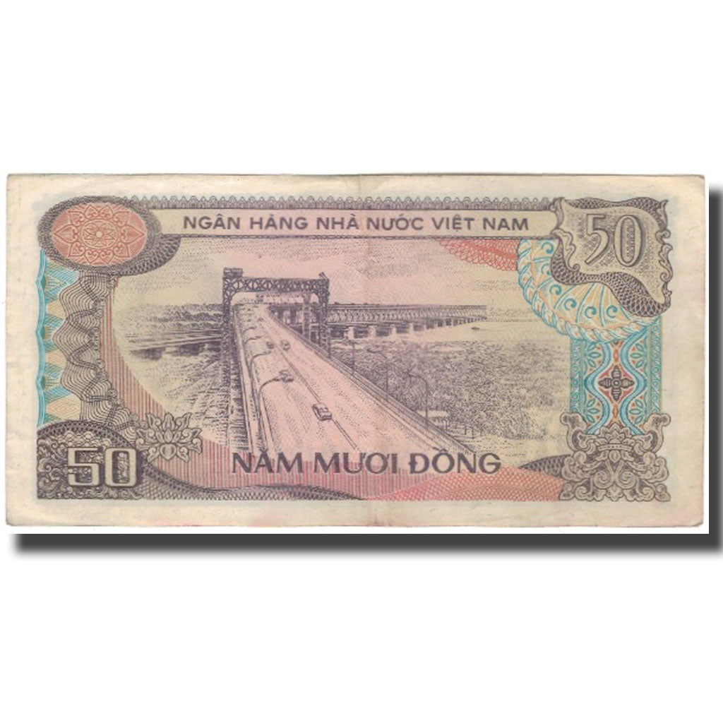 Geldschein, Vietnam, 50 D<ox>ng, 1985, KM:96a, SGE