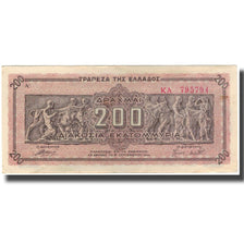 Banknote, Greece, 200,000,000 Drachmai, 1944, KM:131a, AU(55-58)