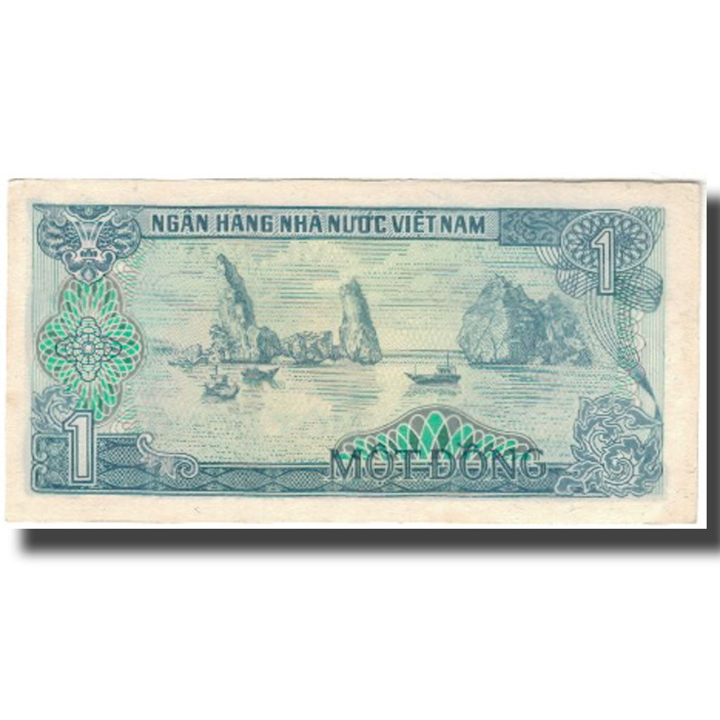 Banconote, Vietnam, 1 D<ox>ng, KM:90a, BB