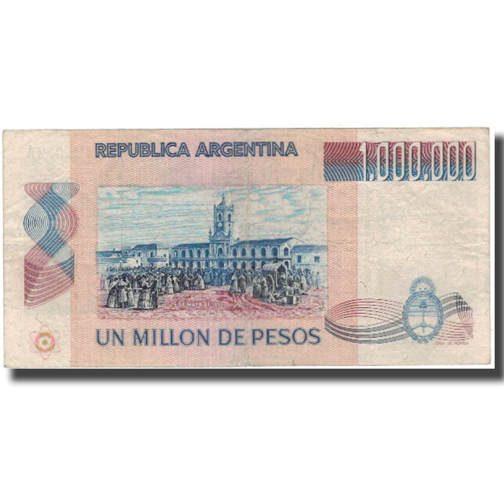 Billete, 1,000,000 Pesos, Argentina, KM:310, MBC
