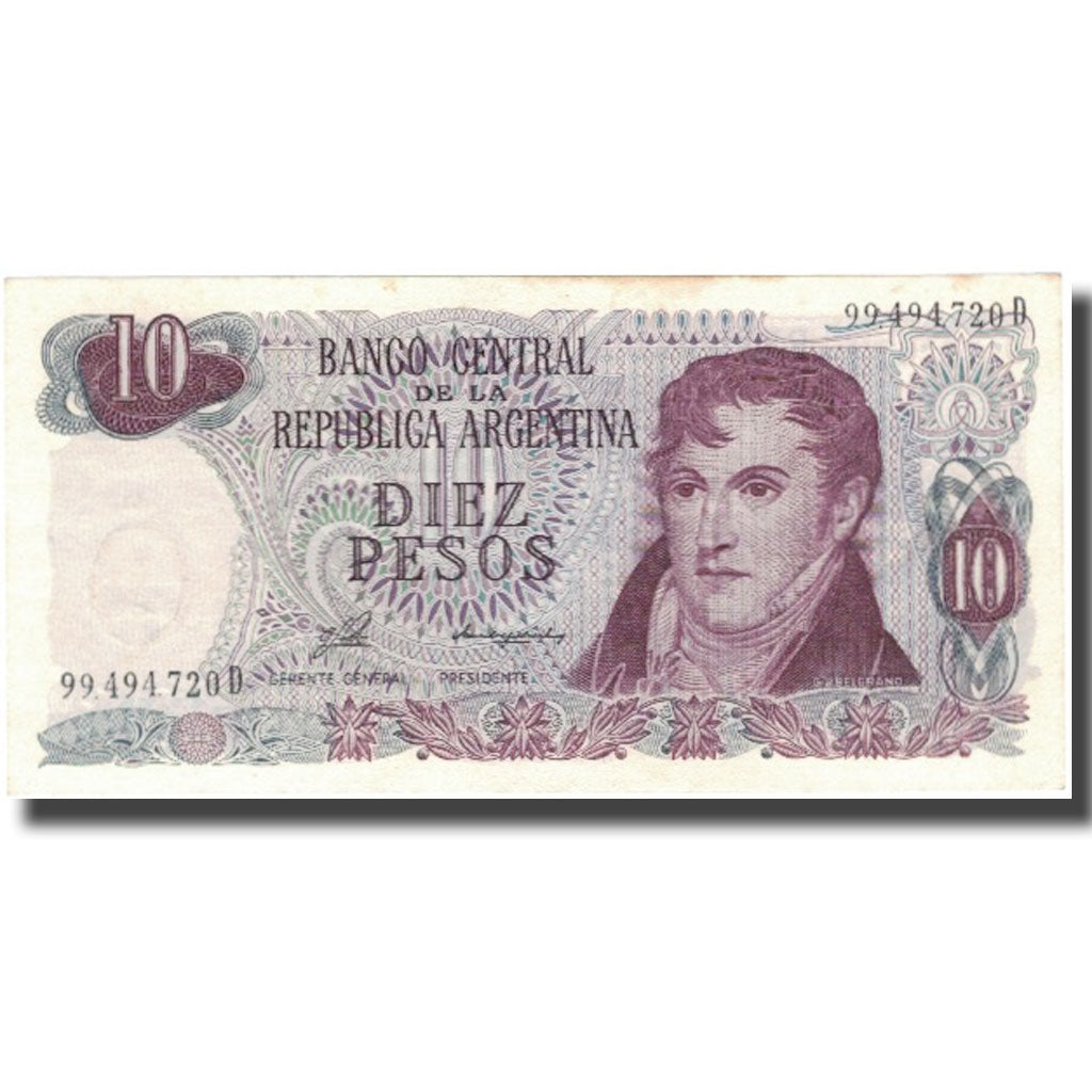 Billete, 10 Pesos, Argentina, KM:300, EBC