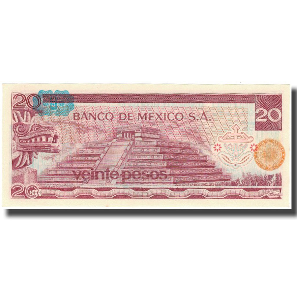 Banknote, Mexico, 20 Pesos, 1977-07-08, KM:64d, UNC(63)