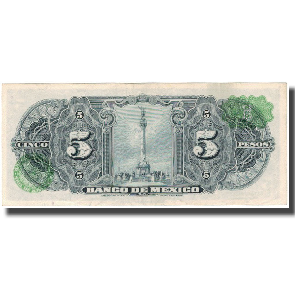 Banknote, Mexico, 5 Pesos, 1961-01-25, KM:60g, AU(50-53)