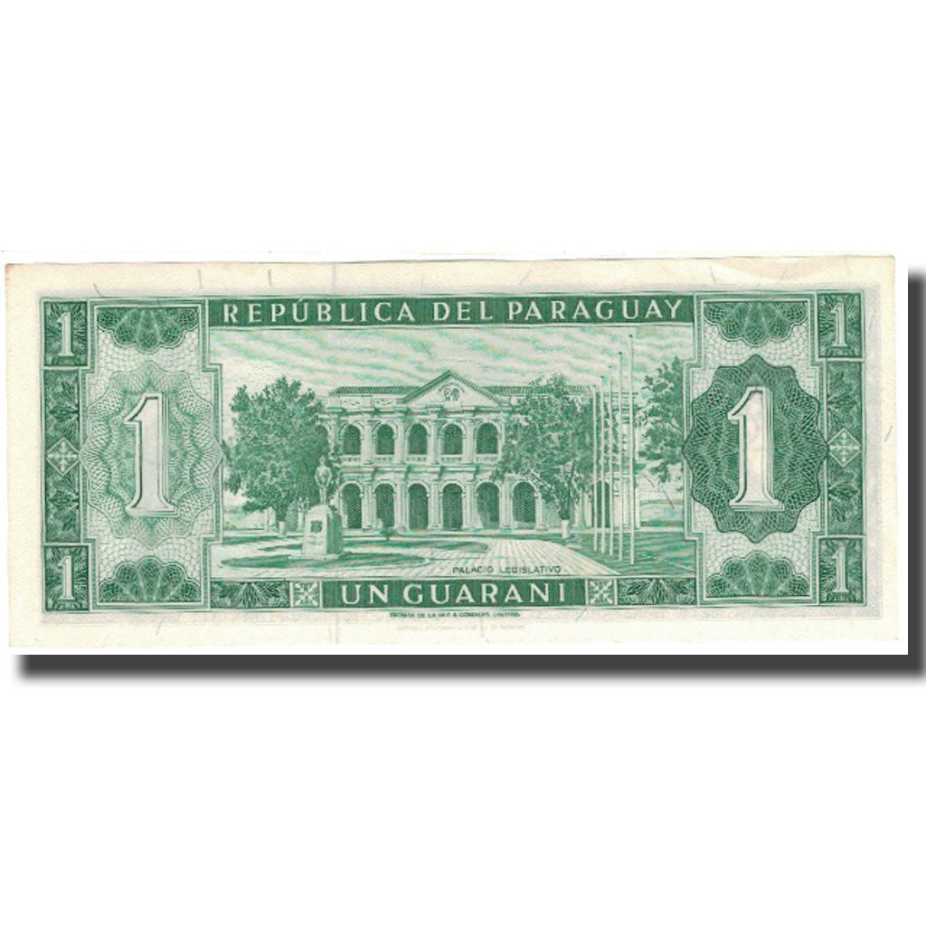 Billete, 1 Guarani, Paraguay, KM:193b, MBC