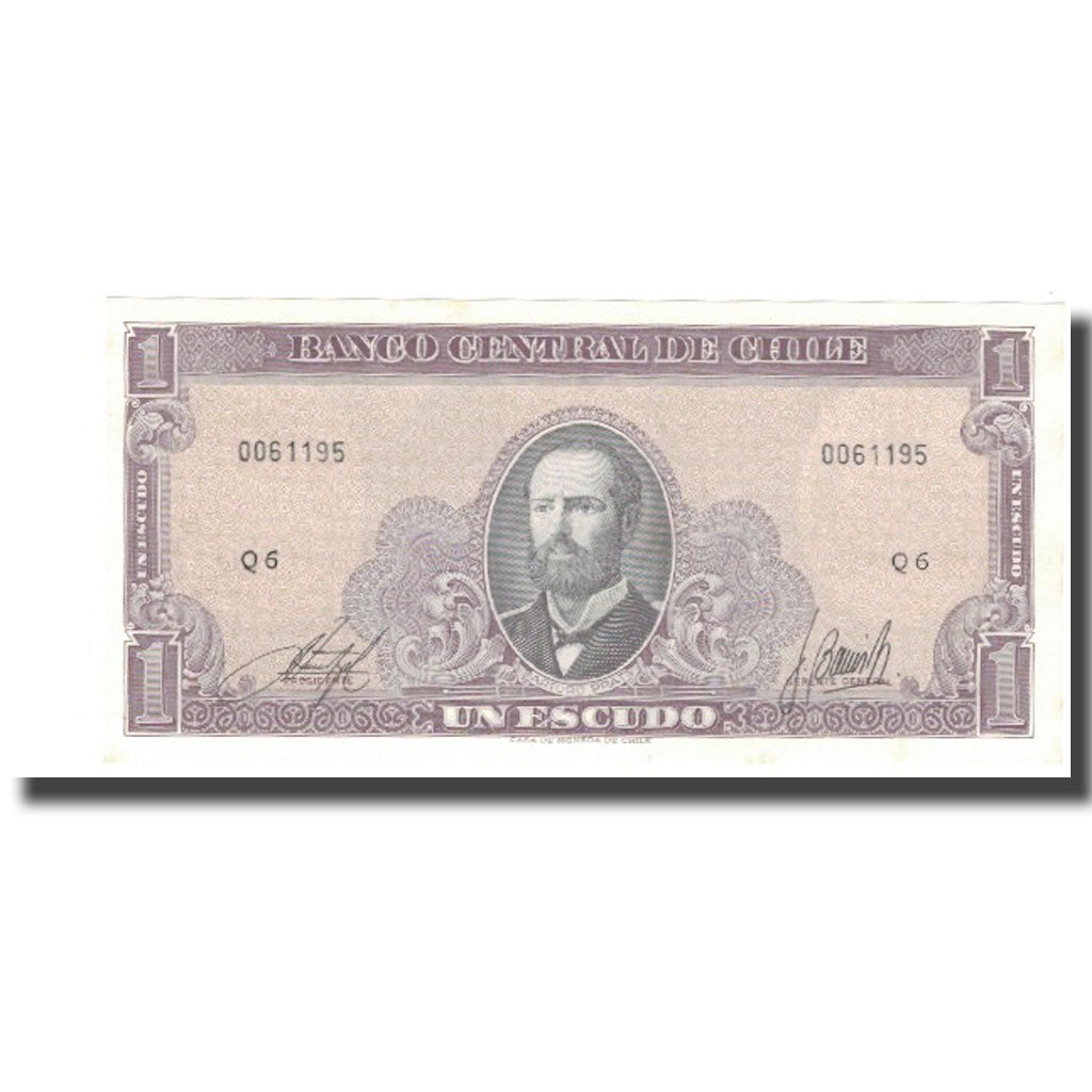 Billet, Chile, 1 Escudo, KM:136, SPL