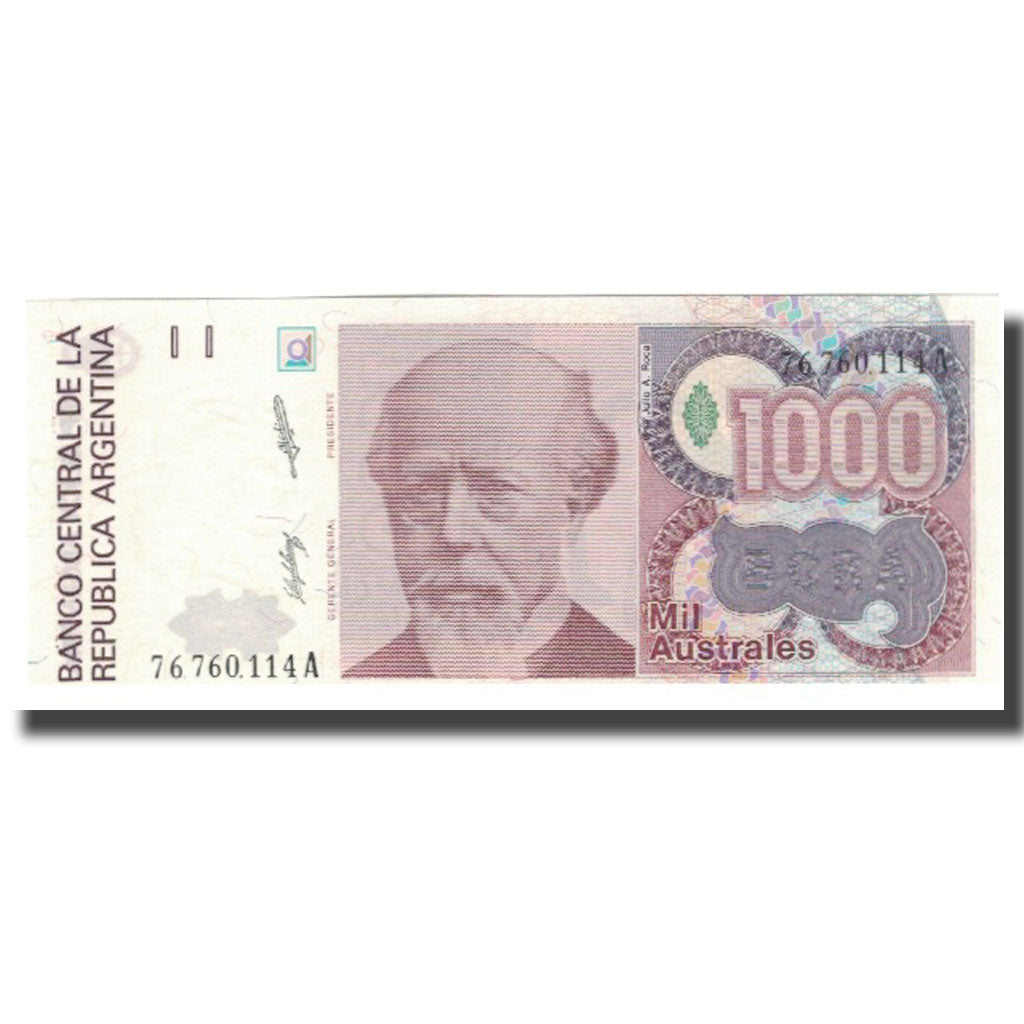 Billet, Argentine, 1000 Australes, KM:329a, NEUF
