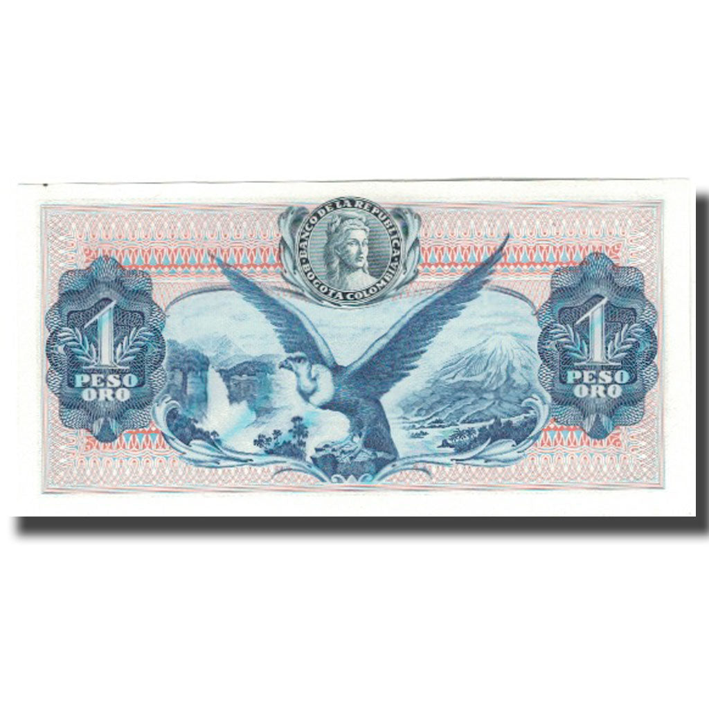 Banknote, Colombia, 1 Peso Oro, 1970-05-01, KM:404c, UNC(65-70)
