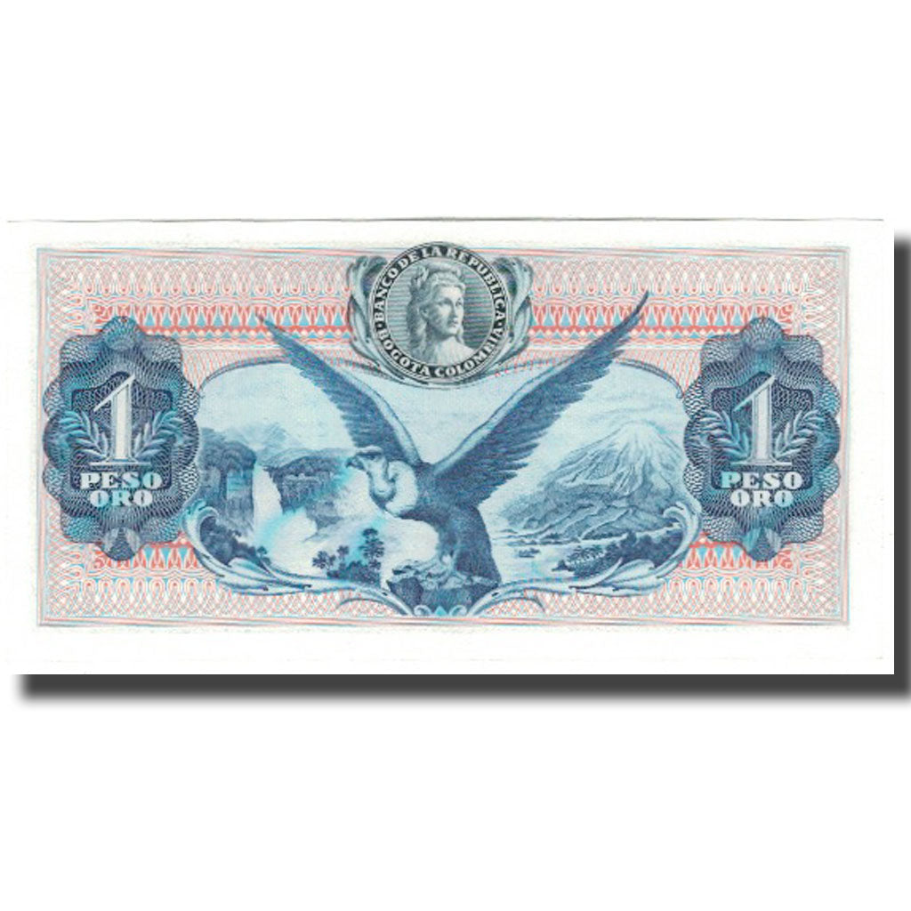 Banknote, Colombia, 1 Peso Oro, 1970-05-01, KM:404c, UNC(65-70)