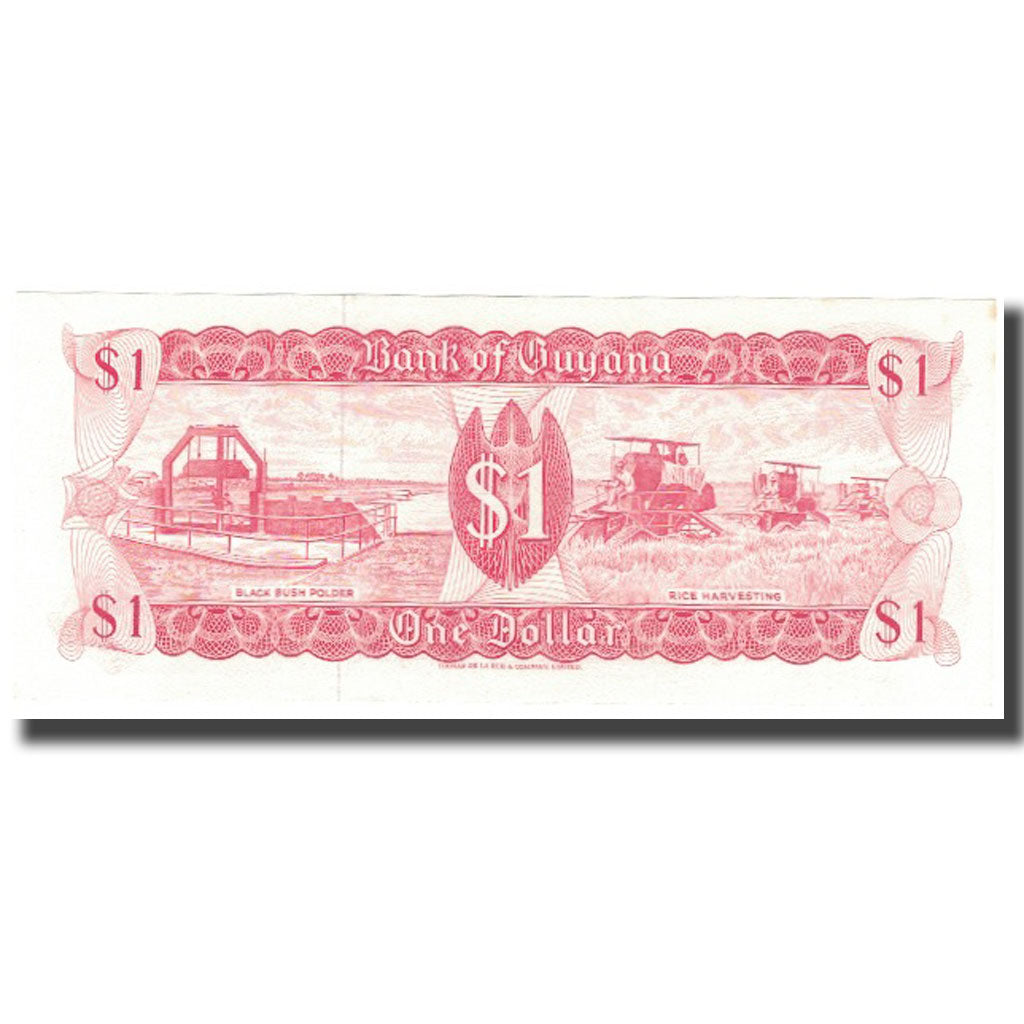 Banknote, Guyana, 1 Dollar, KM:21b, UNC(65-70)