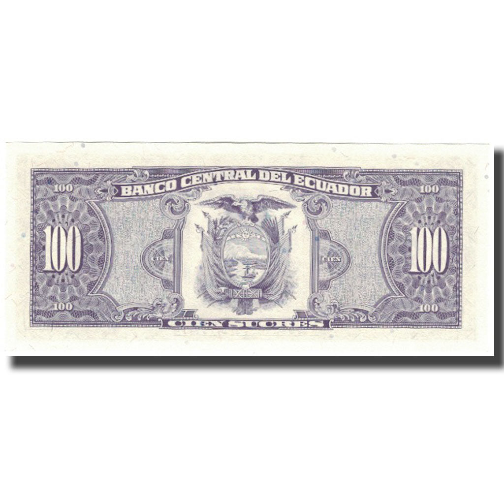 Geldschein, Ecuador, 100 Sucres, 1992-12-04, KM:123Ab, UNZ