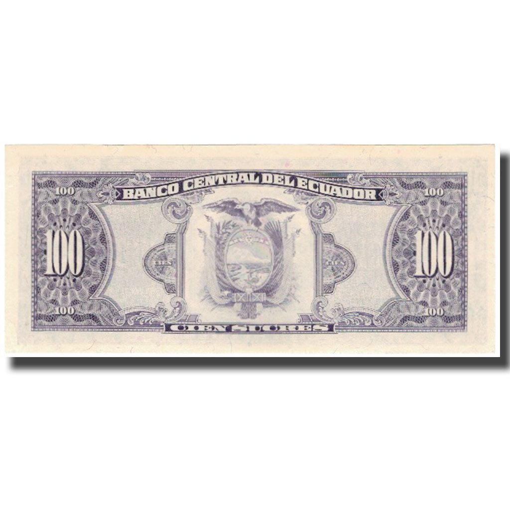 Banknote, Ecuador, 100 Sucres, 1988-06-08, KM:123Aa, UNC(65-70)