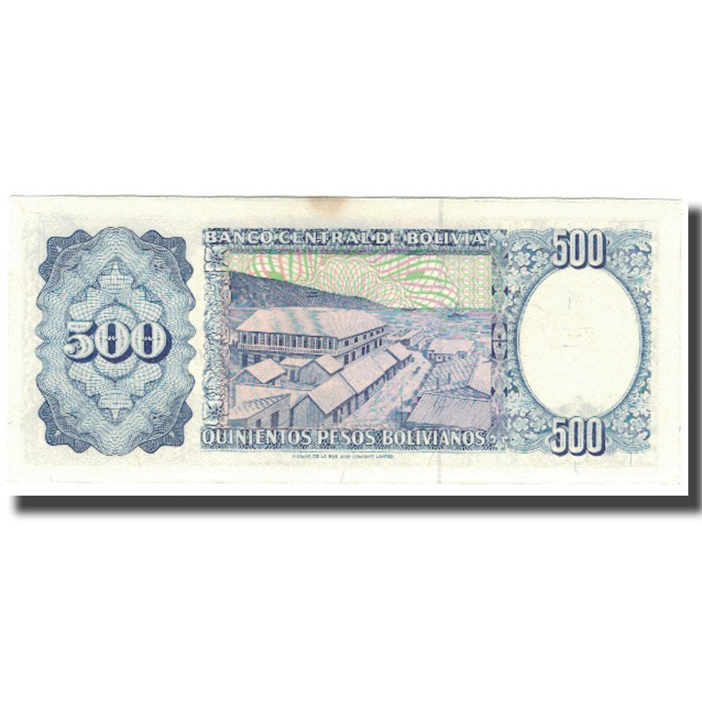 Biljet, Bolivia, 500 Pesos Bolivianos, 1981-06-01, KM:166a, SUP