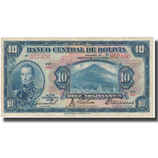 Banknote, Bolivia, 10 Bolivianos, 1928-07-20, KM:121a, EF(40-45)