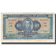 Banknote, Bolivia, 10 Bolivianos, 1928-07-20, KM:130, AU(55-58)