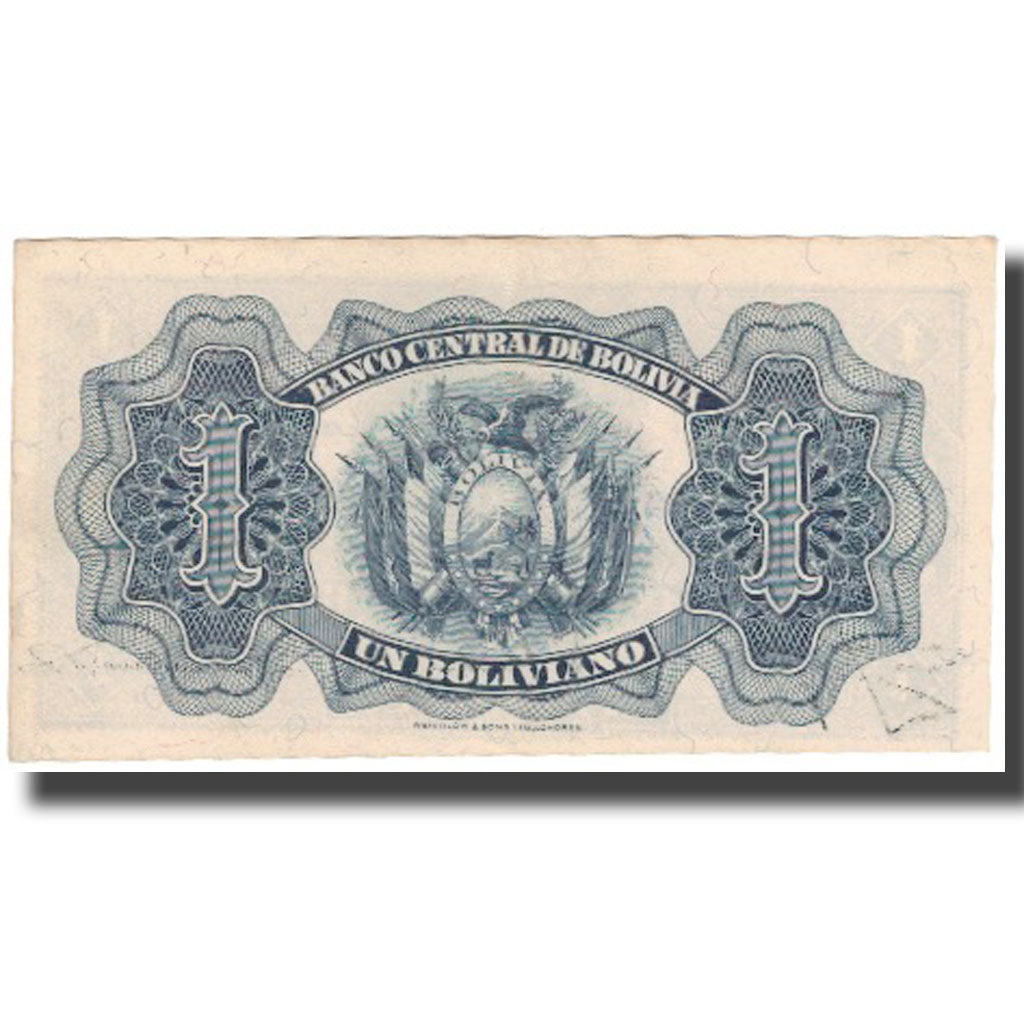 Banconote, Bolivia, 1 Boliviano, 1928-07-20, KM:119a, SPL-