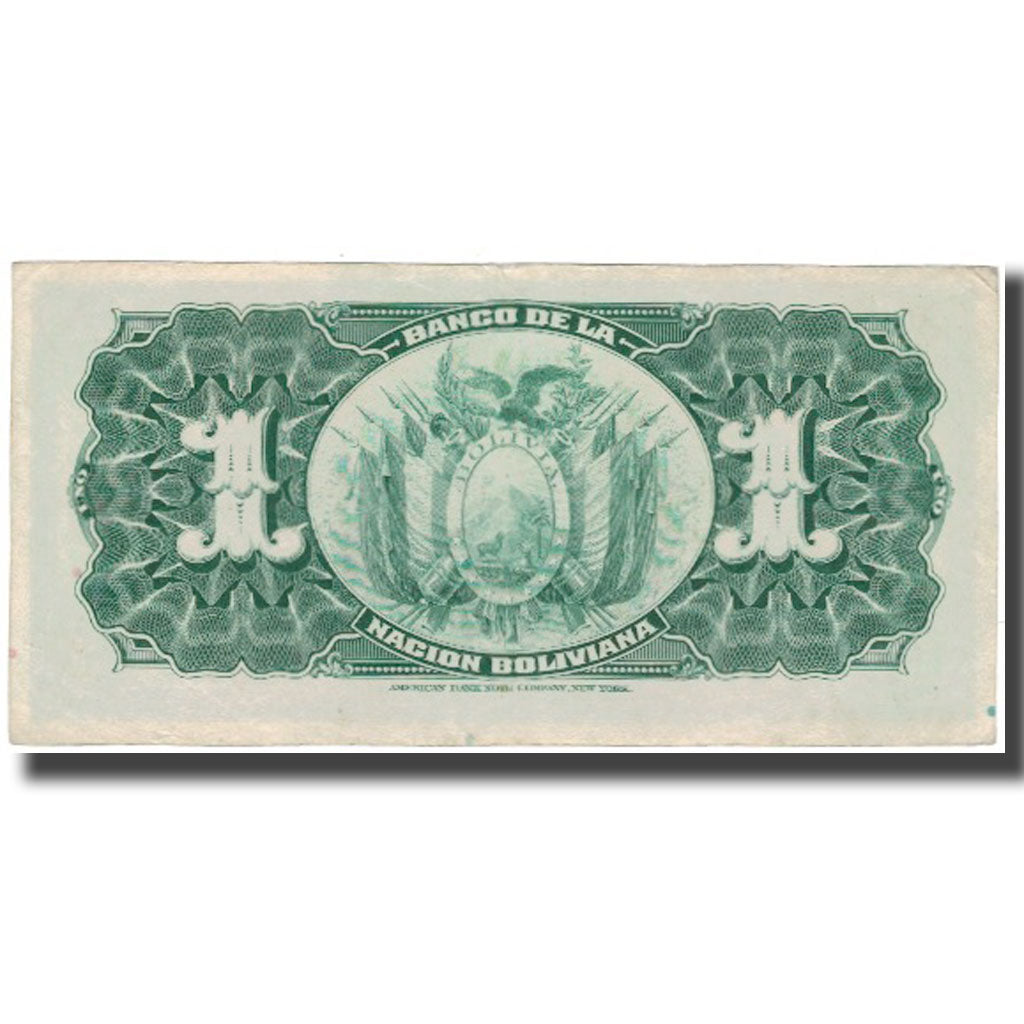 Banknote, Bolivia, 1 Boliviano, 1911-05-11, KM:112, EF(40-45)