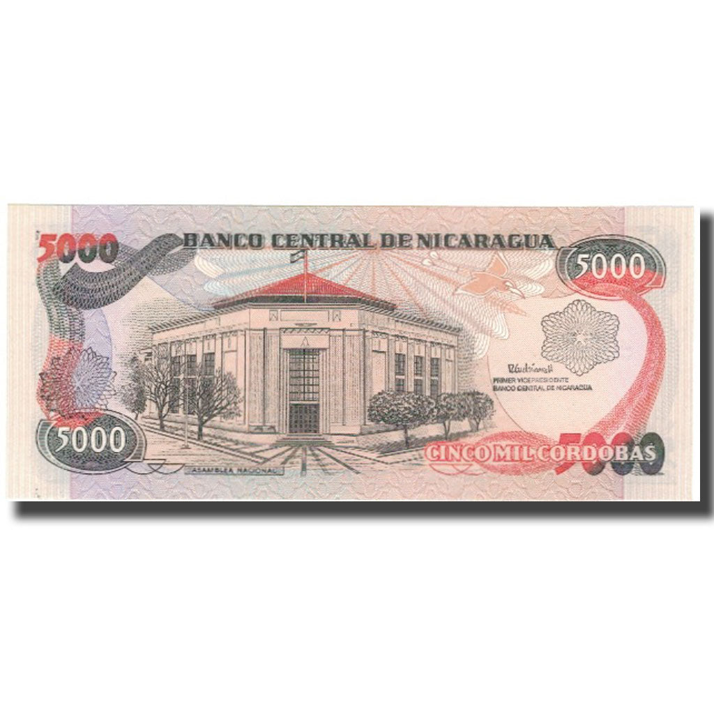 Geldschein, Nicaragua, 5000 Cordobas, KM:157, UNZ