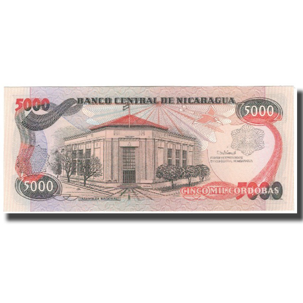 Billete, 5000 Cordobas, Nicaragua, KM:157, UNC