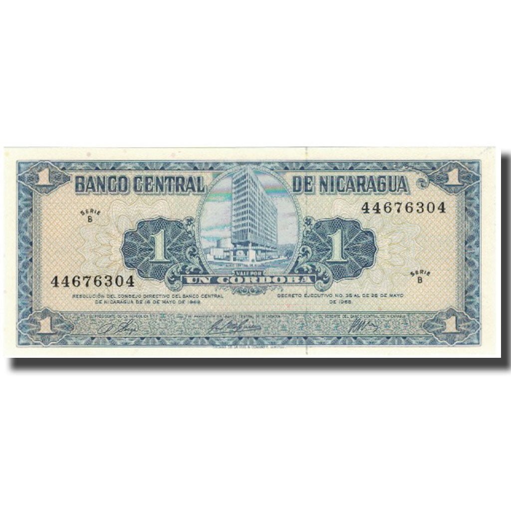 Banconote, Nicaragua, 1 Cordoba, 1968-05-25, KM:115a, FDS