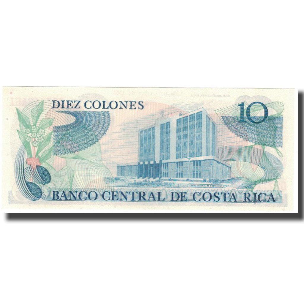 Banknote, Costa Rica, 10 Colones, 1982-11-04, KM:237b, UNC(65-70)