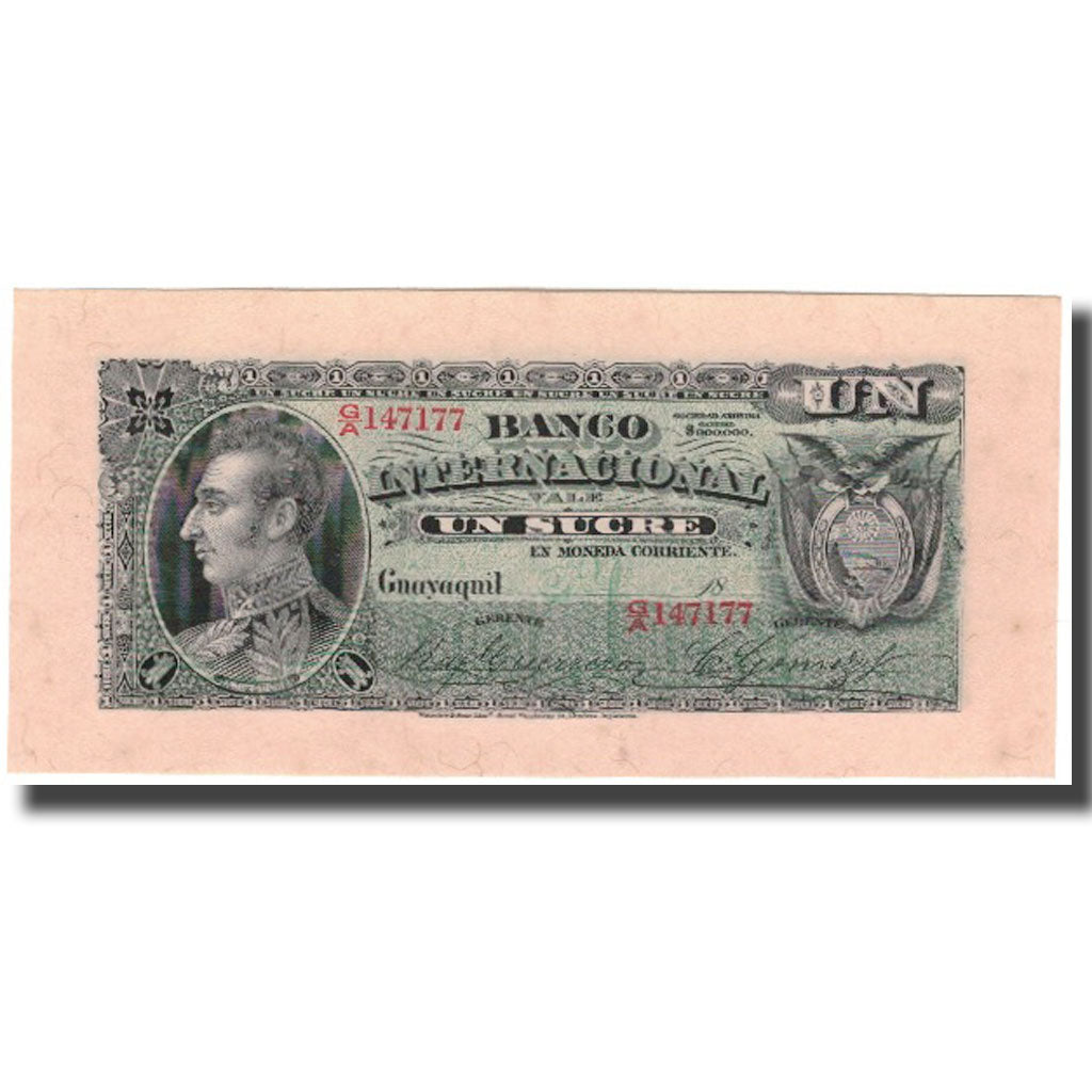 Banconote, Ecuador, 1 Sucre, KM:S172, FDS