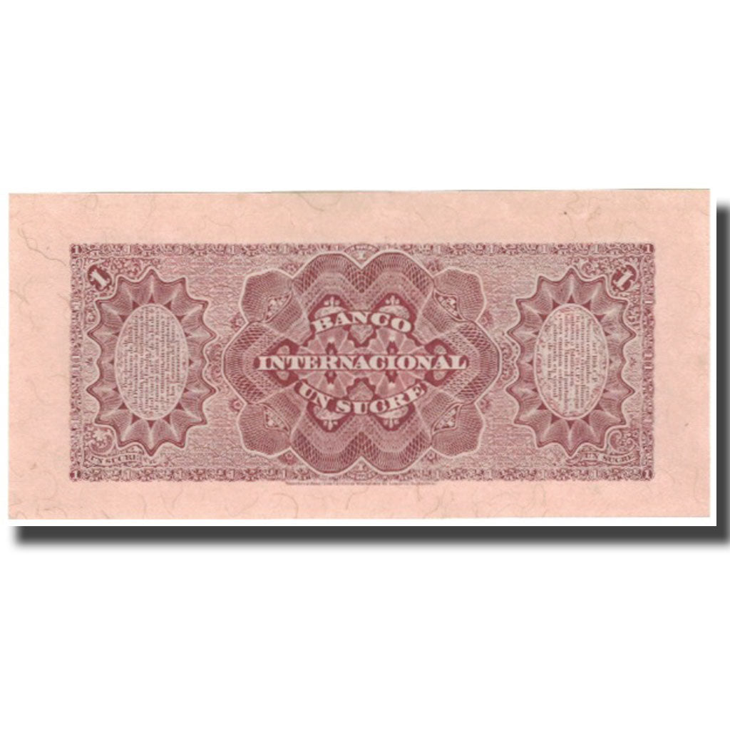 Biljet, Ecuador, 1 Sucre, KM:S172, NIEUW