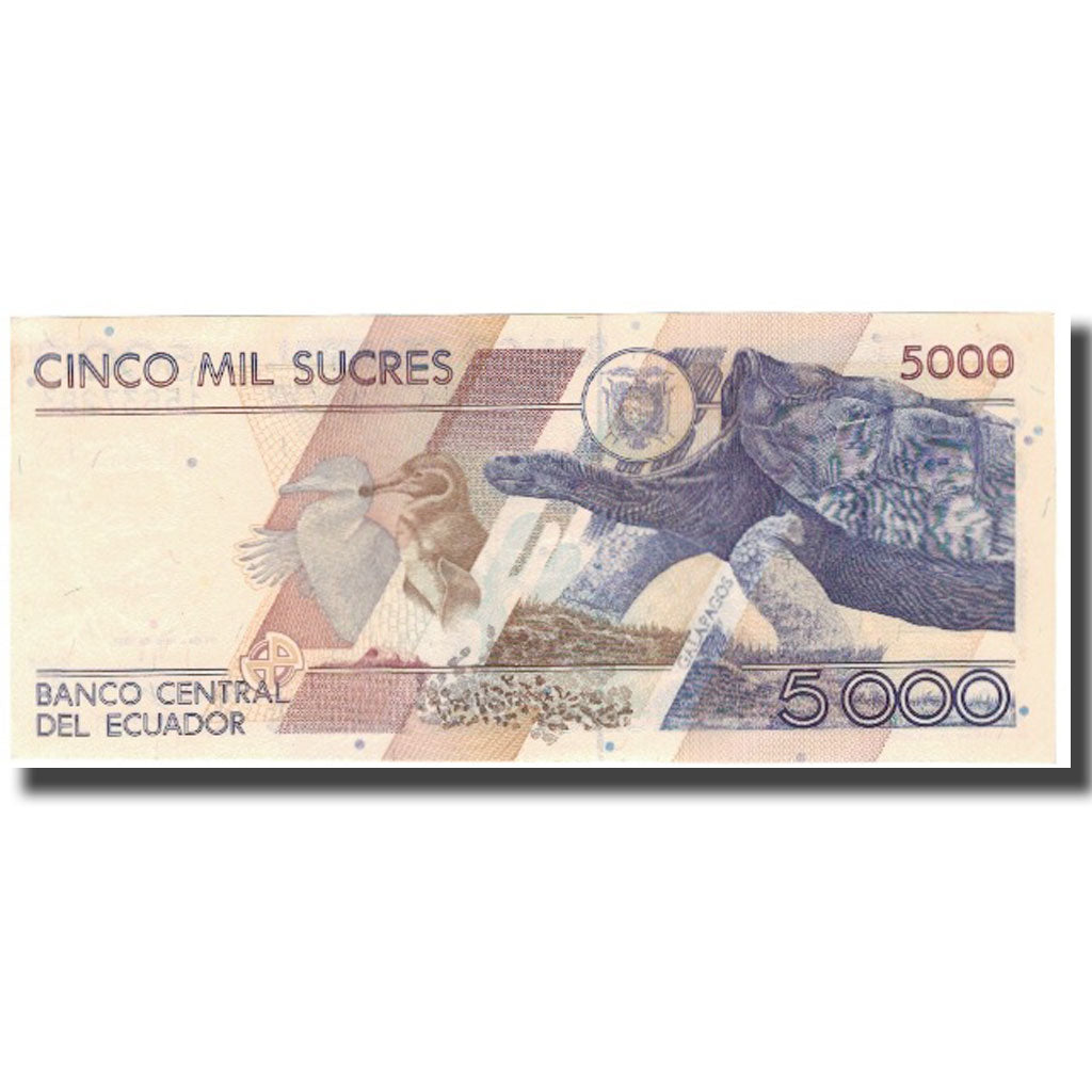 Billete, 5000 Sucres, Ecuador, 1991-06-21, KM:128a, UNC