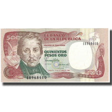 Banknote, Colombia, 500 Pesos Oro, 1990-10-12, KM:431, UNC(65-70)