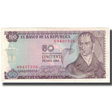 Banknote, Colombia, 50 Pesos Oro, 1969-01-02, KM:412a, AU(50-53)