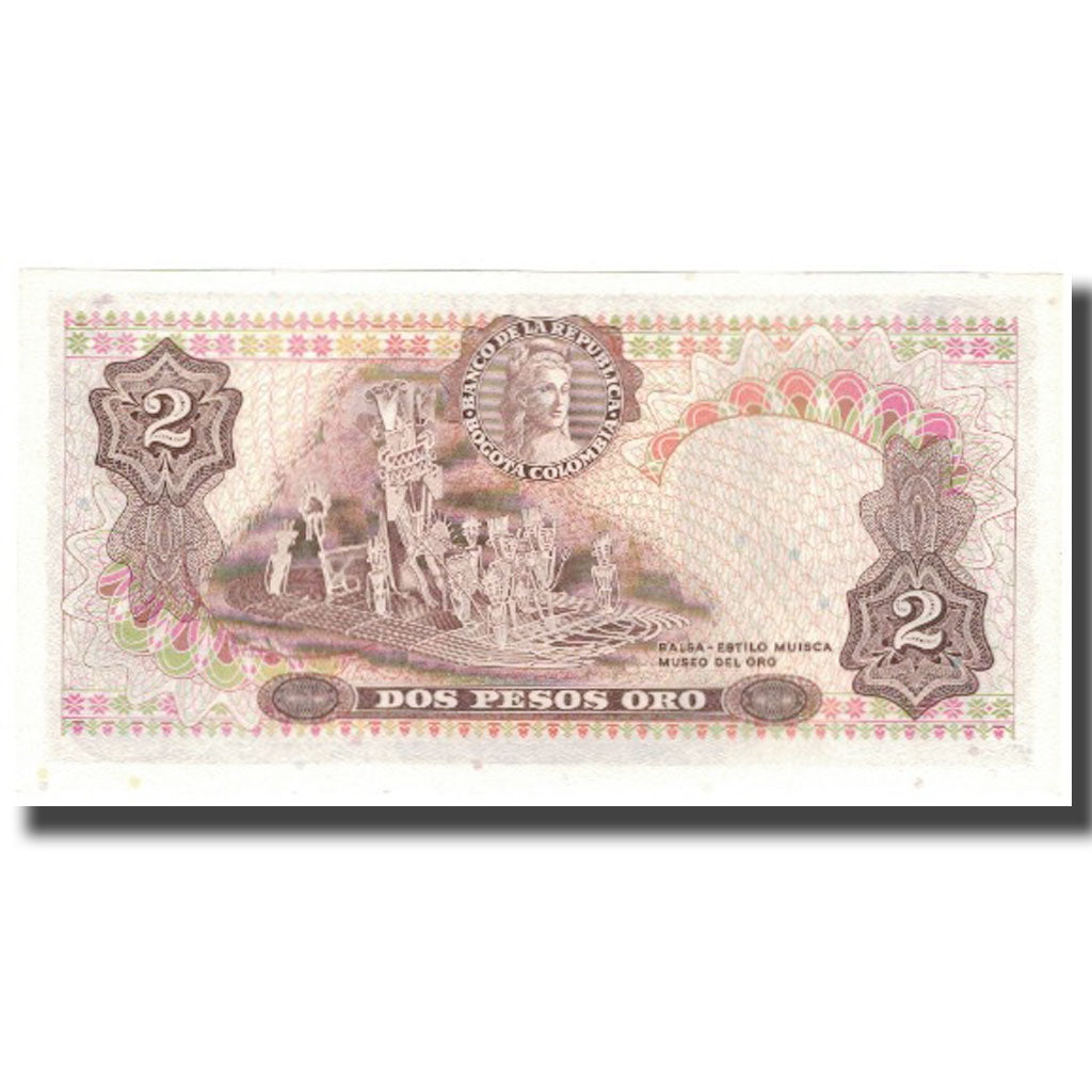 Banknote, Colombia, 2 Pesos Oro, 1973-01-01, KM:413a, UNC(65-70)