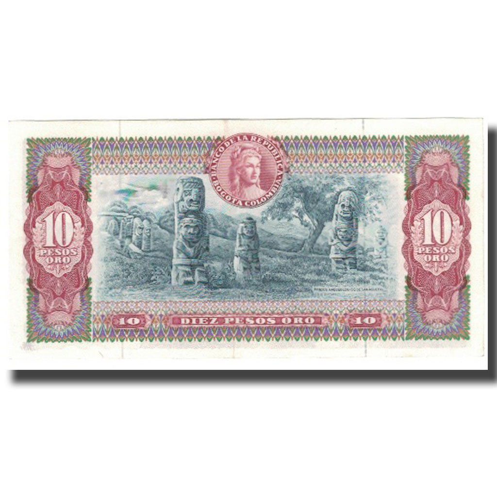 Banknote, Colombia, 10 Pesos Oro, 1969-01-02, KM:407c, UNC(65-70)