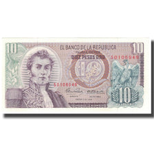 Banknote, Colombia, 10 Pesos Oro, 1969-01-02, KM:407c, UNC(65-70)