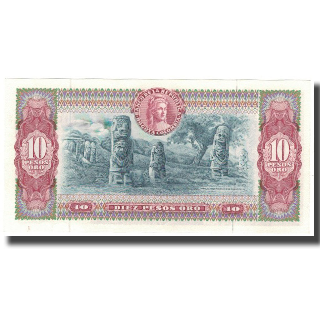 Banknote, Colombia, 10 Pesos Oro, 1969-01-02, KM:407c, UNC(65-70)