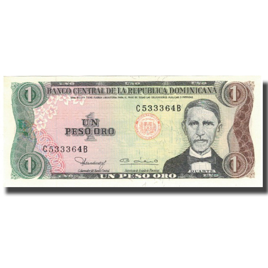 Banknote, Dominican Republic, 1 Peso Oro, 1980, KM:117a, UNC(65-70)