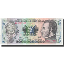 Banknote, Honduras, 5 Lempiras, 1978-10-04, KM:63a, UNC(65-70)