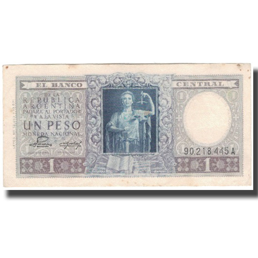 Banknote, Argentina, 1 Peso, KM:260a, AU(50-53)