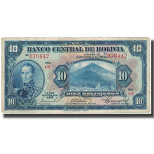 Banknote, Bolivia, 10 Bolivianos, 1928-07-20, KM:121a, VF(20-25)